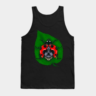 Ladybug skull Tank Top